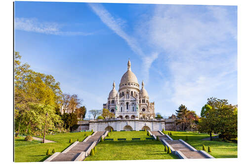 Tableau en plexi-alu Sacré Cœur à Montmartre, Paris