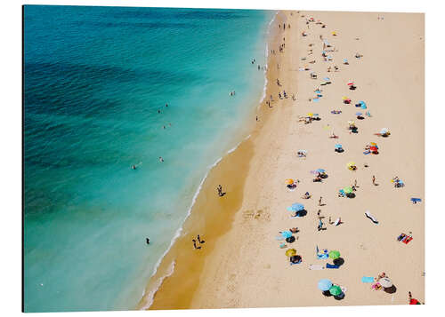 Quadro em alumínio Summer holidays on the beach in the Algarve