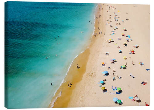 Canvas print Summer holidays on the beach in the Algarve