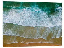 Foam board print Beach Shore in Algarve, Portugal