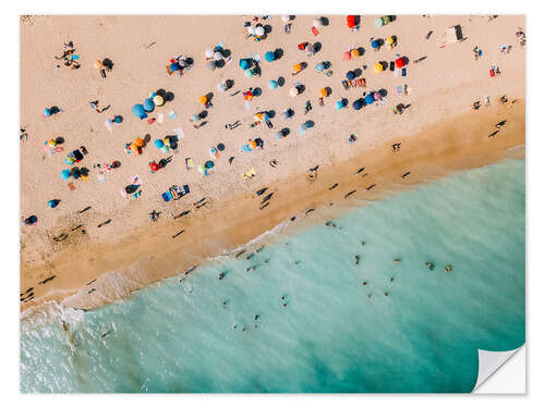 Sisustustarra Vacationers on the beach in Lagos, Portugal