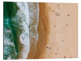 Magnettafel Am Strand der Algarve