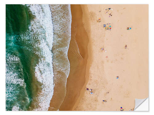 Adesivo murale Sulla spiaggia dell'Algarve