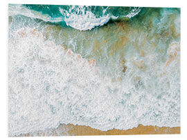 Foam board print Ocean waves