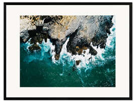 Framed art print The sea on the Algarve coast