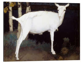 Magnettafel Junge weiße Ziege