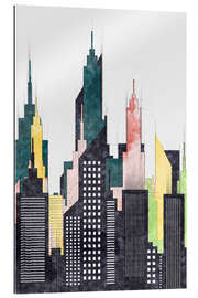 Gallery print Colorful City Of New York City Sketch