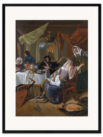 Gerahmter Kunstdruck Der Dissolute Haushalt