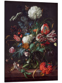 Magnettafel Vase mit Blumen