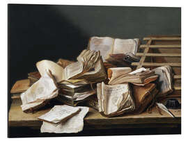 Magnettafel Stillleben mit Büchern