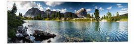 Stampa su PVC Dolomites - Limides lake