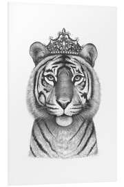 Foam board print Tiger Queen