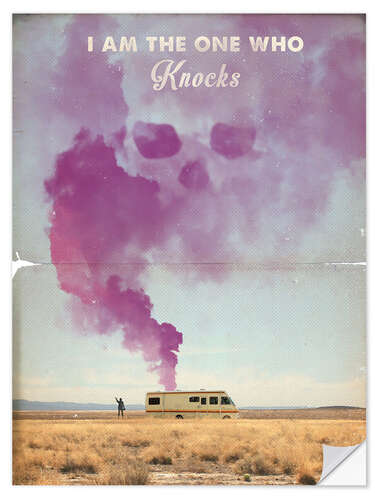 Självhäftande poster The One Who Knocks, Breaking Bad