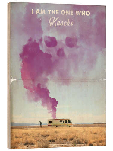 Quadro de madeira The One Who Knocks, Breaking Bad