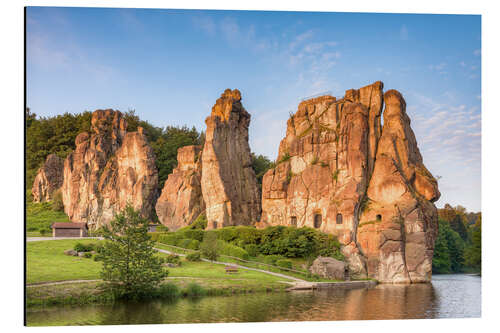 Tableau en aluminium Externsteine en Allemagne