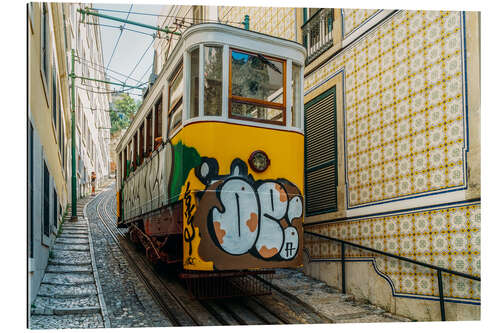 Galleriprint Vintage Tram Ride In Lisbon City