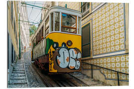 Galleriprint Vintage Tram Ride In Lisbon City