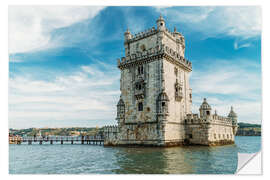 Wall sticker Belem Tower of Saint Vincent (Torre de Belem) In Lisbon