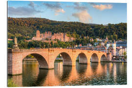 Gallery print Heidelberg Old Bridge and Castle