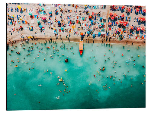 Aluminium print Colorful Summer At The Beach