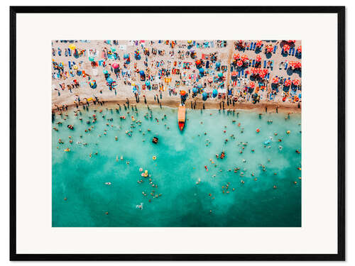 Framed art print Colorful Summer At The Beach
