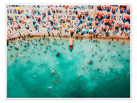 Veggbilde  Colorful Summer At The Beach - Radu Bercan