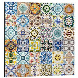 Magnettafel Keramik-Azulejos in Lissabon