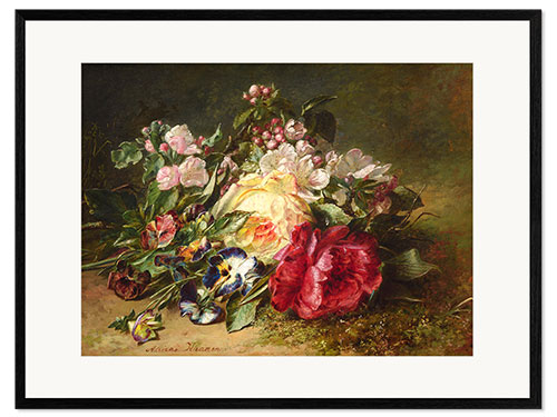 Framed art print Blumenstillleben
