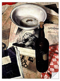 Selvklæbende plakat Still Life with Pieta