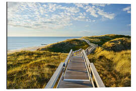 Aluminium print North Sea panorama