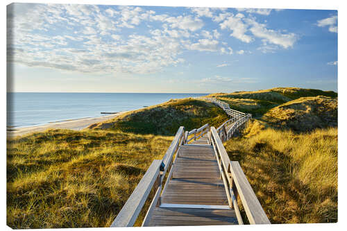 Leinwandbild Nordsee Panorama