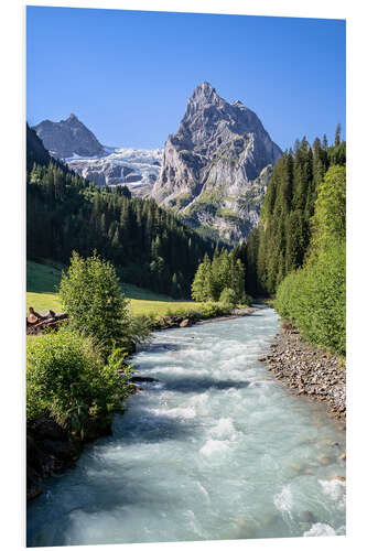 Foam board print Bernese Oberland Switzerland