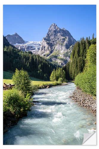 Selvklebende plakat Bernese Oberland Switzerland