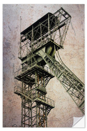 Selvklæbende plakat winding tower