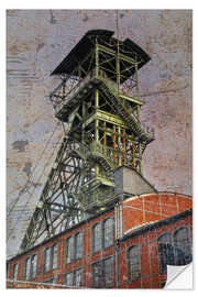 Selvklebende plakat winding tower