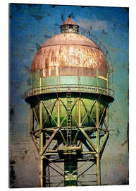 Quadro em plexi-alumínio water tower