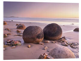 Acrylglas print Boulders