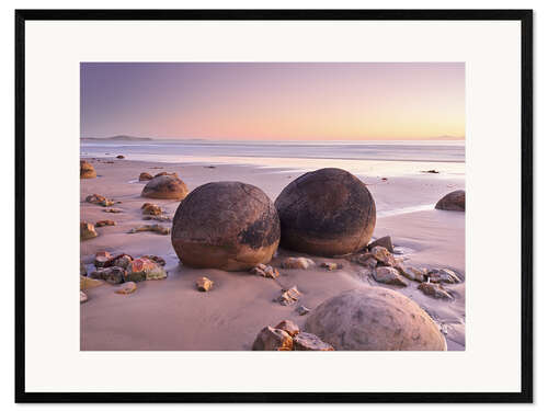 Impresión de arte enmarcada Boulders