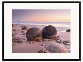 Impresión de arte enmarcada Boulders