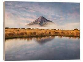 Wood print Taranaki II