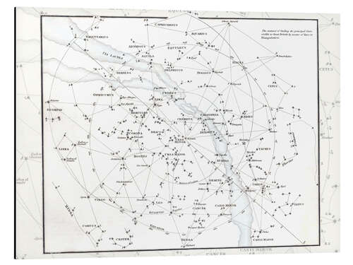 Aluminium print Celestial Atlas Plate 29