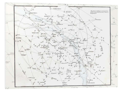 Tableau en PVC Planche de l'Atlas Céleste 29