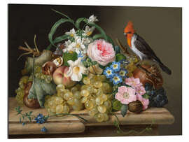 Magnettafel Zwei Blumenstillleben