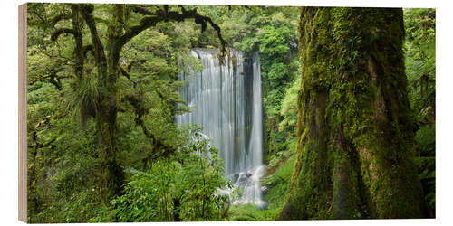 Holzbild Korokoro Falls