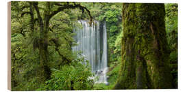 Tableau en bois Cascade de Korokoro