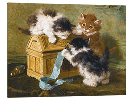 Galleriataulu Three Kittens with a casket 