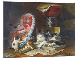 Magnettafel Kätzchen beim spielen