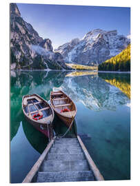 Quadro em plexi-alumínio Braies South Tyrol I