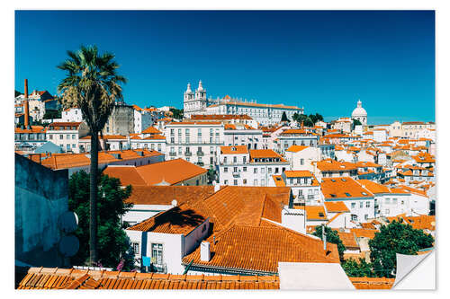 Autocolante decorativo Panoramic View Of Lisbon Skyline