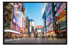 Gerahmter Kunstdruck Akihabara elektrische Stadt, Tokyo, Japan